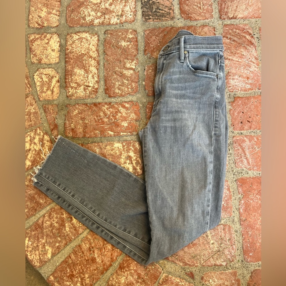 Mother Jeans The Looker Ankle Fray skinny jeans size 26.